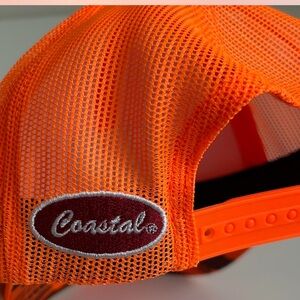 Coastal Orange Mesh Trucker Hat